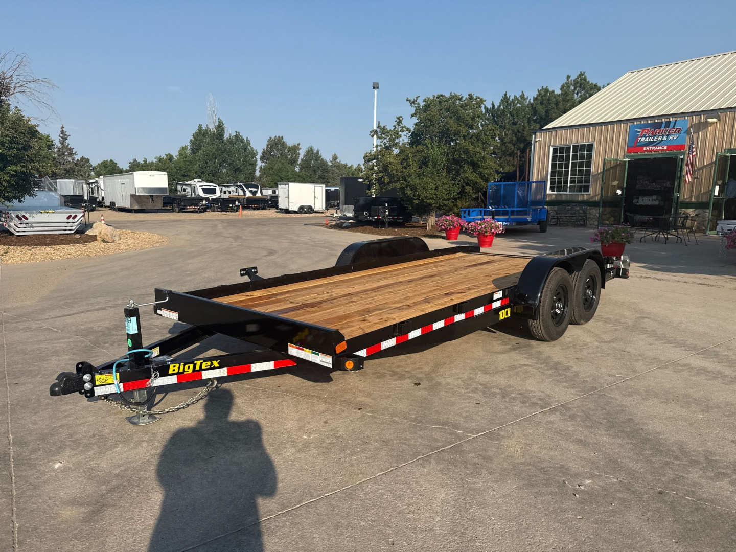 New 2026 Big Tex Trailers 10CH-18BKDT Flatbed Trailer