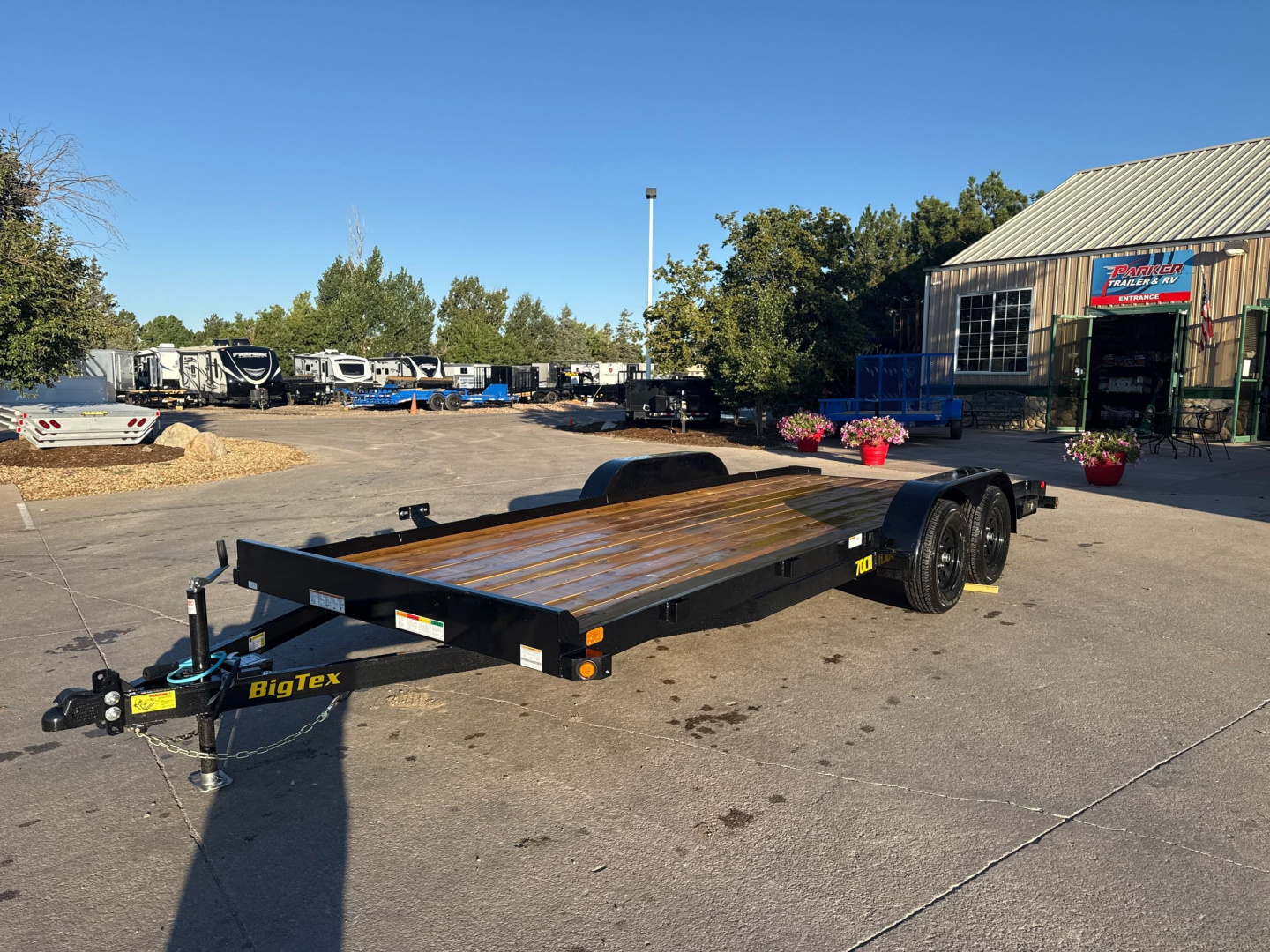 New 2026 Big Tex Trailers 70CH-20BKDT2B Flatbed Trailer
