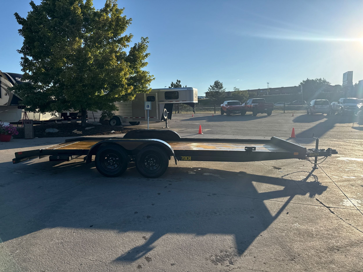 New 2026 Big Tex Trailers 70CH-20BKDT2B Flatbed Trailer