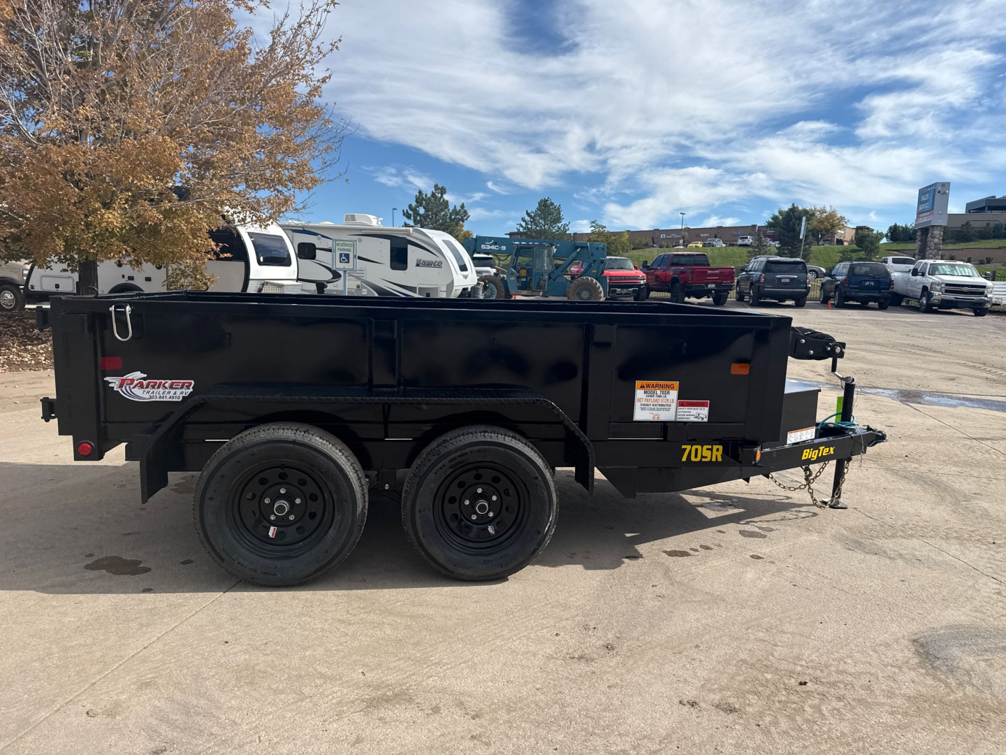 Used 2025 Big Tex Trailers 70SR-10-5WDD Dump Trailer