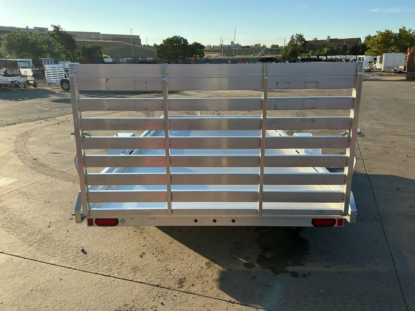 New 2026 Aluma 8015S-EL-TG Utility Trailer