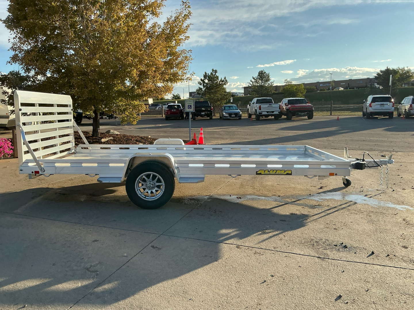 New 2026 Aluma 8015S-EL-TG Utility Trailer