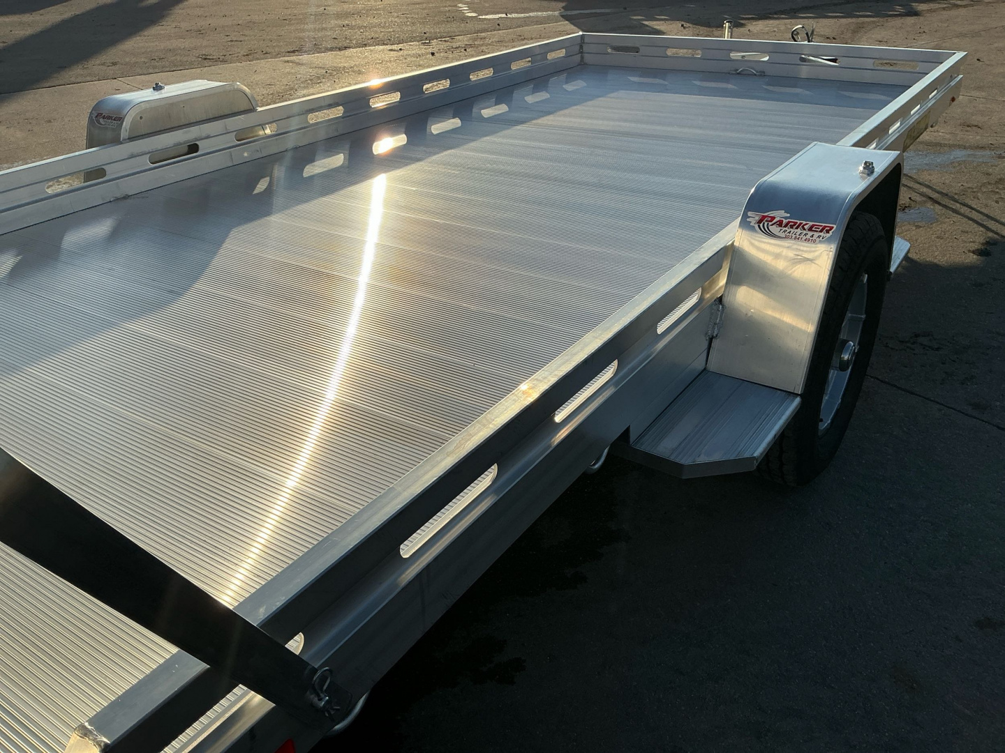 New 2026 Aluma 8015S-EL-TG Utility Trailer