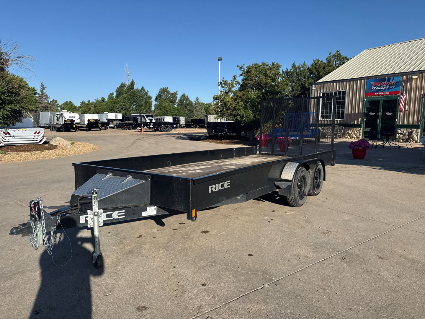 Used 2020 Rice Trailers TST8218 Stealth Utility Trailer