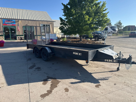 Used 2020 Rice Trailers TST8218 Stealth Utility Trailer