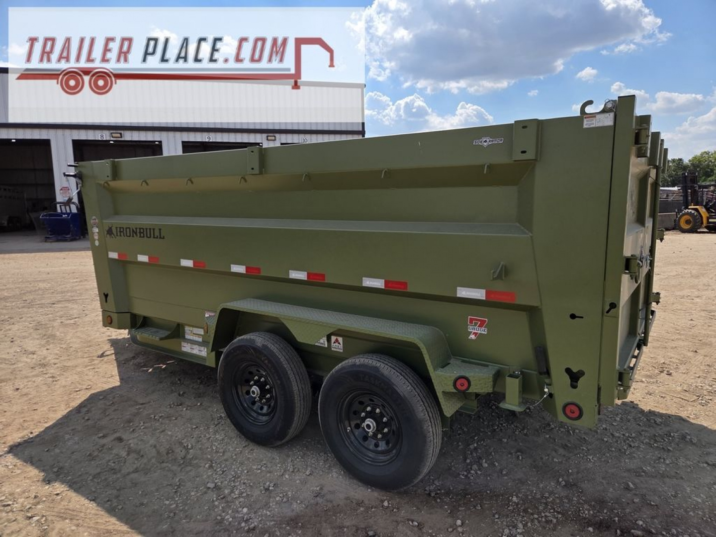 New 2026 IRON BULL 83"X14'x4' 15K DTB TELESCOPIC DUMP TRAILER
