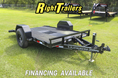 New 2025 6.8X10 DP Platinum Star SCISSOR LIFT Tilt Trailer