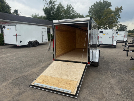 New 2026 5 x 10 Enclosed Stealth Trailer with Ramp
