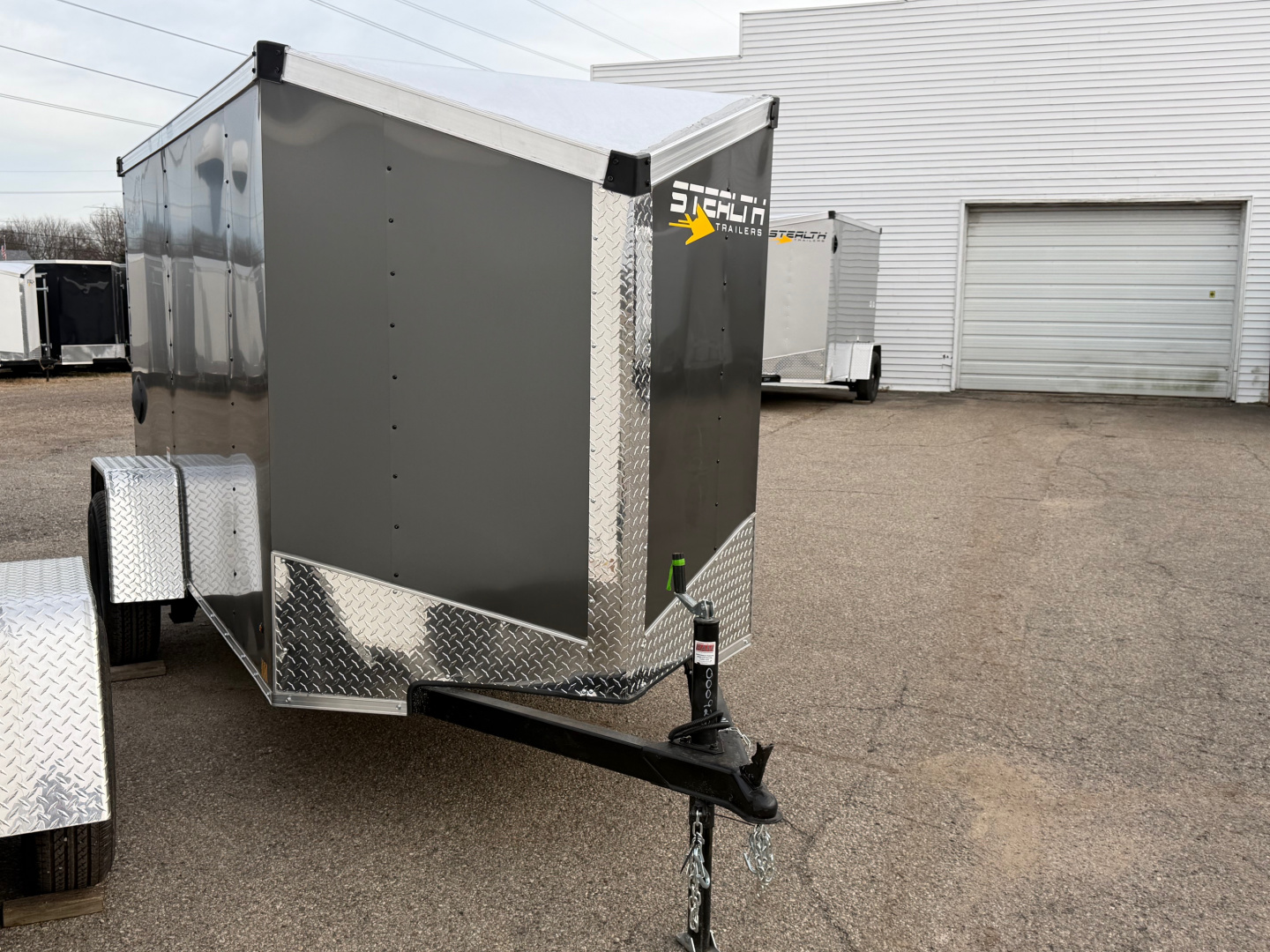 New 2026 STEALTH 5 x 10 Enclosed Trailer with Ramp Door