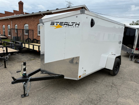 New 2026 STEALTH 5 x 10 Enclosed Trailer with Ramp Door