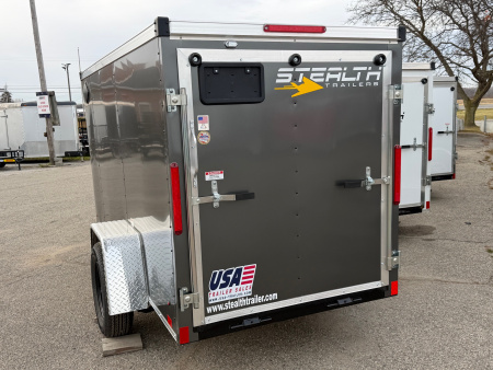 New 2026 STEALTH 5 x 10 Enclosed Trailer with Ramp Door