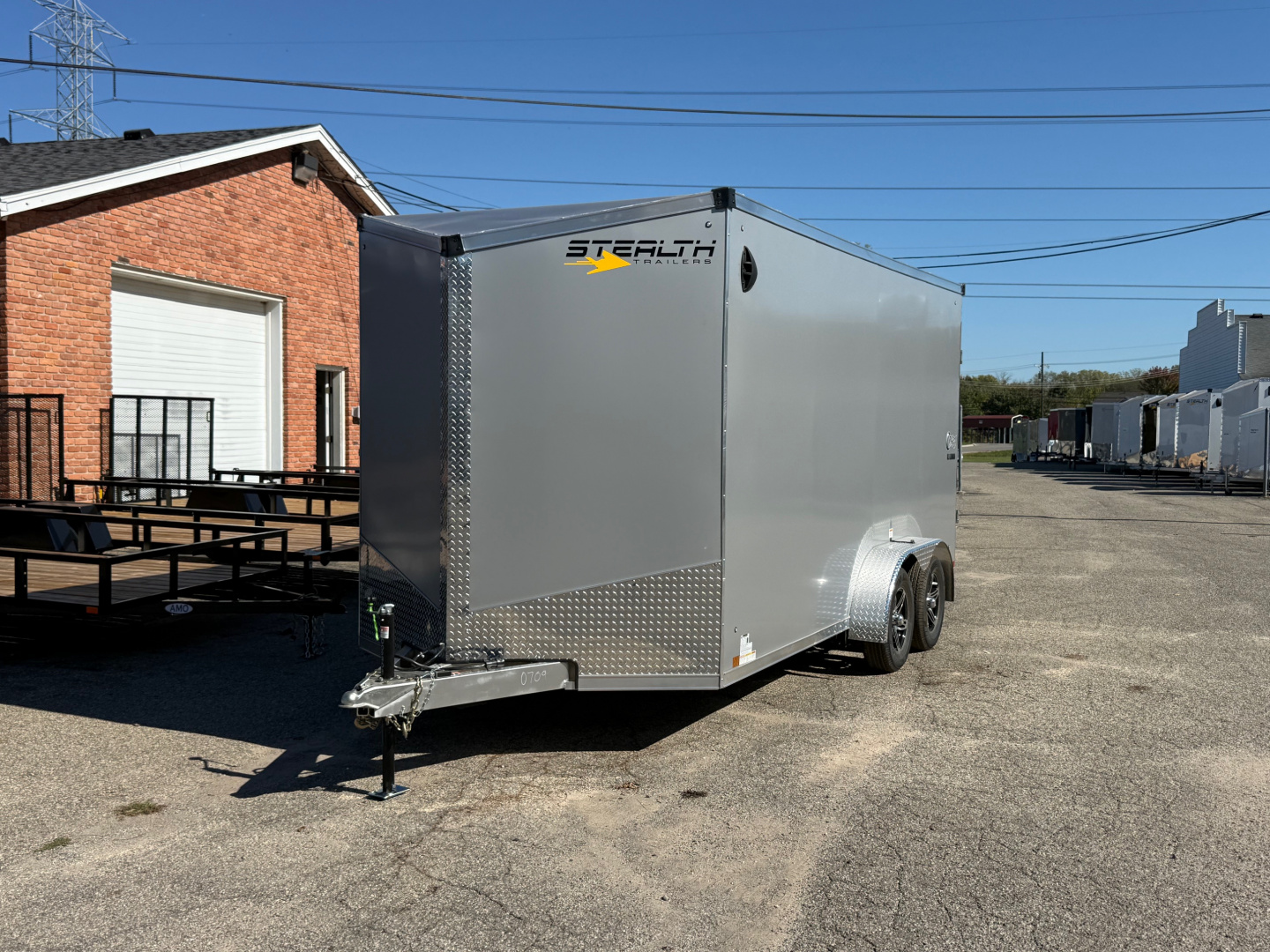 New 2026 Stealth Cobra TRAILERS 7 X 16 ALL ALUMINUM Enclosed Trailer 6ft 6in interior - Screwless