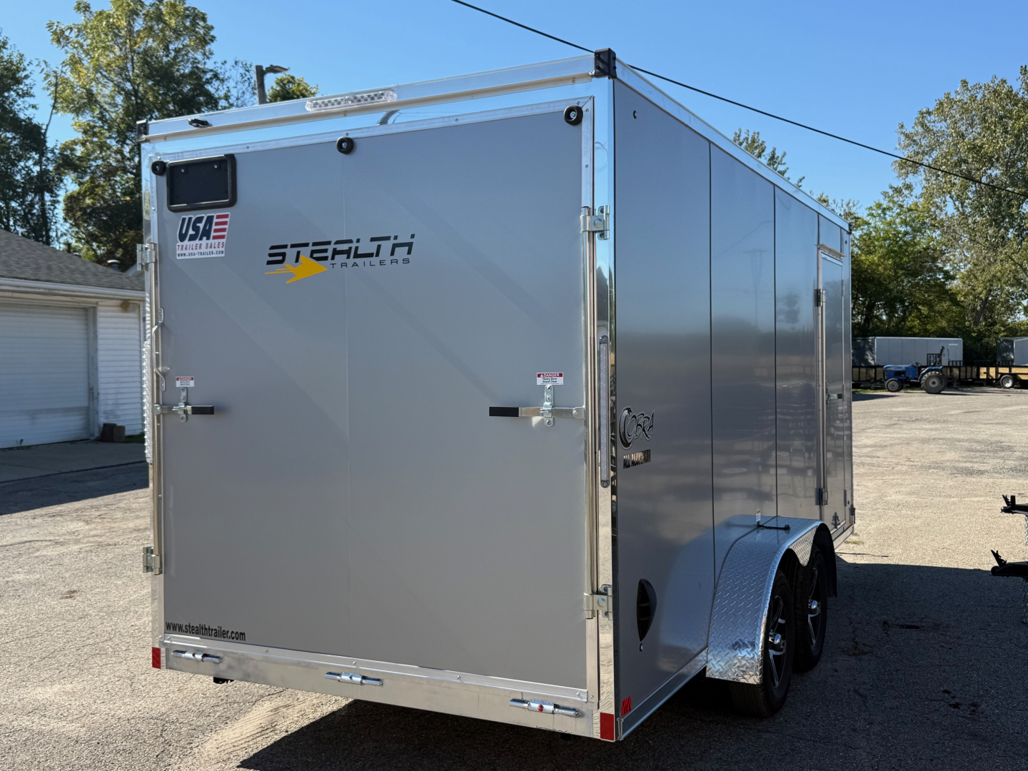 New 2026 Stealth Cobra TRAILERS 7 X 16 ALL ALUMINUM Enclosed Trailer 6ft 6in interior - Screwless