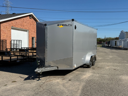 New 2026 Stealth Cobra TRAILERS 7 X 16 ALL ALUMINUM Enclosed Trailer 6ft 6in interior - Screwless