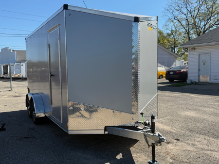 New 2026 Stealth Cobra TRAILERS 7 X 16 ALL ALUMINUM Enclosed Trailer 6ft 6in interior - Screwless