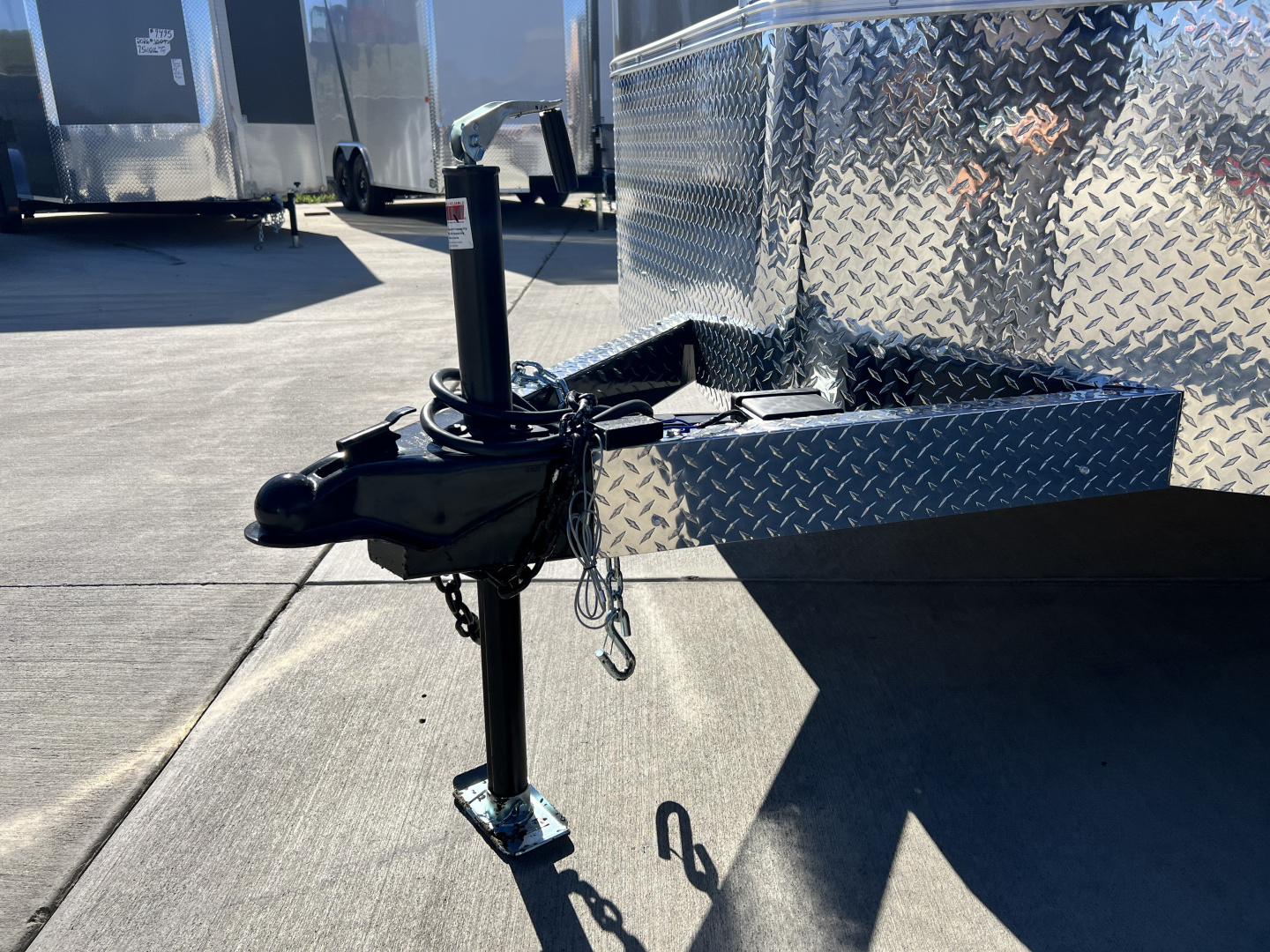 New LOWEST PRICES New 2026  Bighorn R&M 7x18 +2’V Rear Ramp Enclosed Cargo Trailer