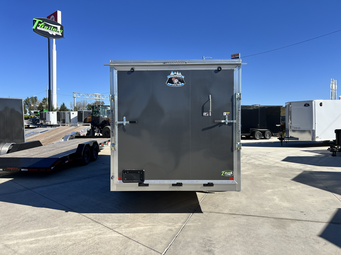 New LOWEST PRICES New 2026  Bighorn R&M 7x18 +2’V Rear Ramp Enclosed Cargo Trailer