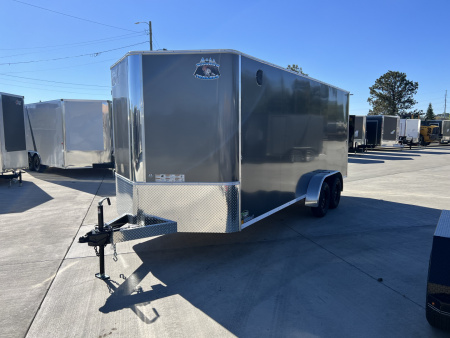 New LOWEST PRICES New 2026  Bighorn R&M 7x18 +2’V Rear Ramp Enclosed Cargo Trailer