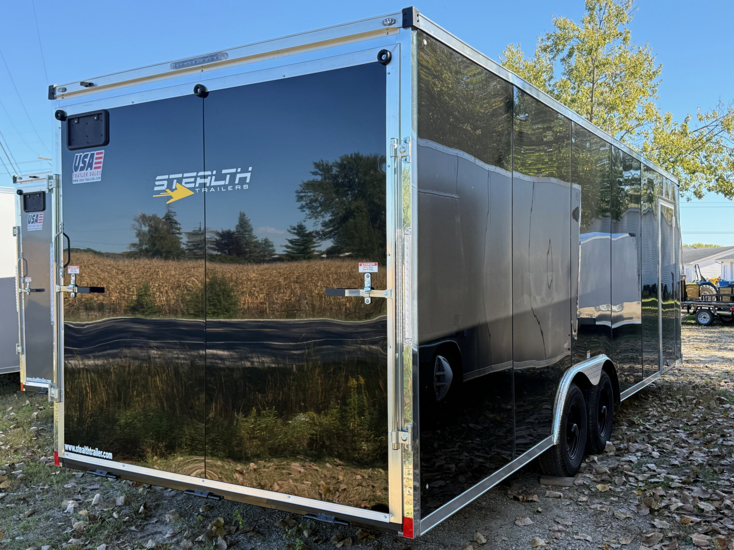 New 2026 Stealth Titan 8.5 x 24 Enclosed Car Hauler with Ramp 10K GVW with 7ft interior and Screwless Exterior