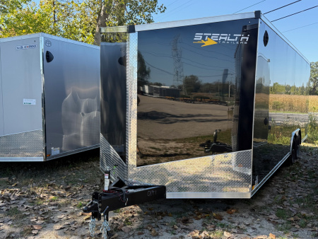 New 2026 Stealth Titan 8.5 x 24 Enclosed Car Hauler with Ramp 10K GVW with 7ft interior and Screwless Exterior