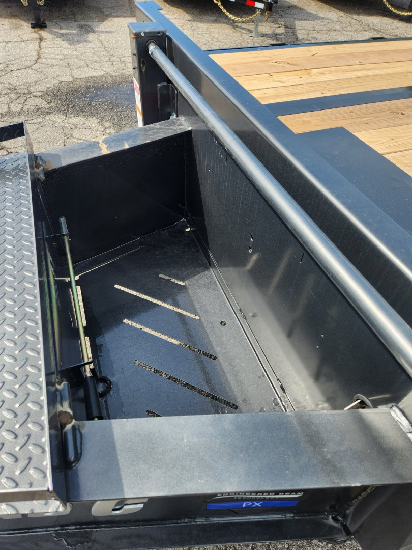 New 2026 Diamond C Trailers PX 210 25' Pintle Trailer w/ Fold Up Ramps 25K GVWR Deckover Trailer