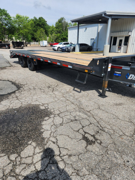 New 2026 Diamond C Trailers PX 210 25' Pintle Trailer w/ Fold Up Ramps 25K GVWR Deckover Trailer