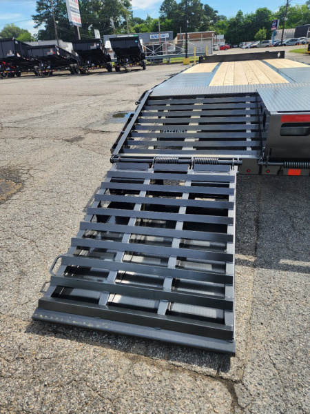 New 2026 Diamond C Trailers PX 210 25' Pintle Trailer w/ Fold Up Ramps 25K GVWR Deckover Trailer