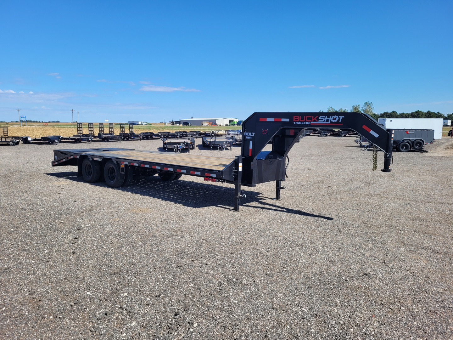 New 2026 Buckshot 102"x25' Gooseneck Deckover Trailer