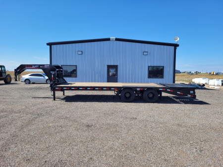 New 2026 Buckshot 102"x25' Gooseneck Deckover Trailer