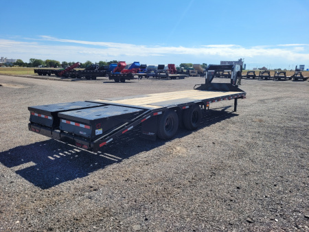 New 2026 Buckshot 102"x25' Gooseneck Deckover Trailer
