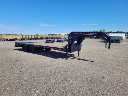 New 2026 Buckshot 102 x25' Gooseneck Deckover Trailer