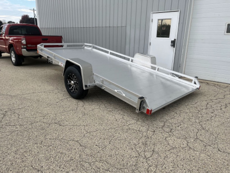 New 2026 Black Rhino Aluminum 77 x14' TS8114A-5K GVWR Low Profile (Equipment / ATV / UTV / Side by Side) Tilt Trailer