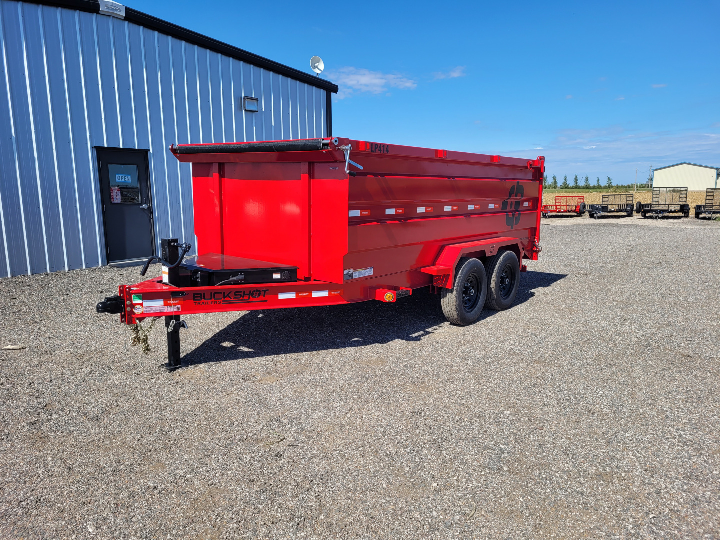New 2026 Buckshot 83" X 14' BP Dump Trailer W/4' Sides