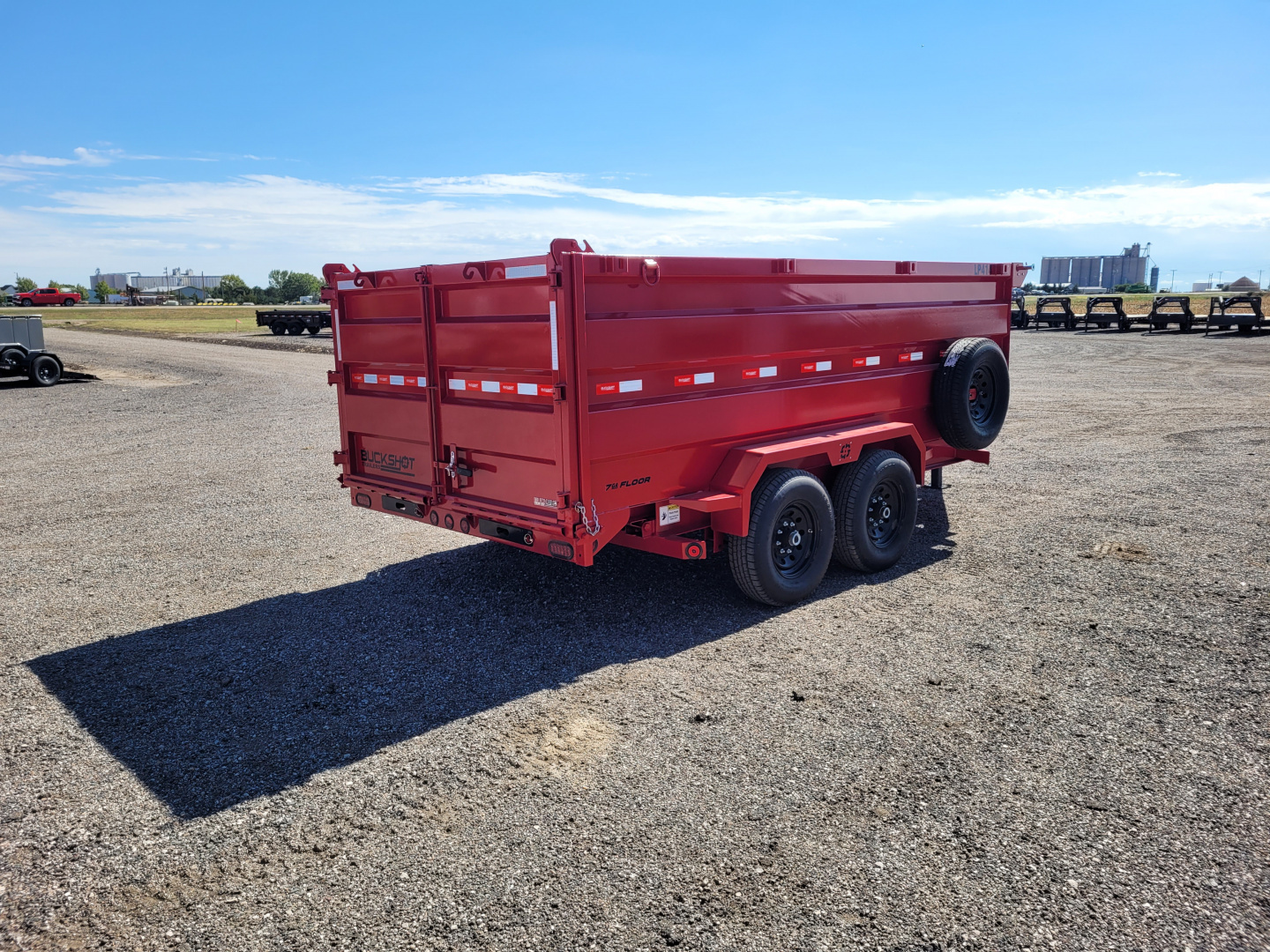 New 2026 Buckshot 83" X 14' BP Dump Trailer W/4' Sides