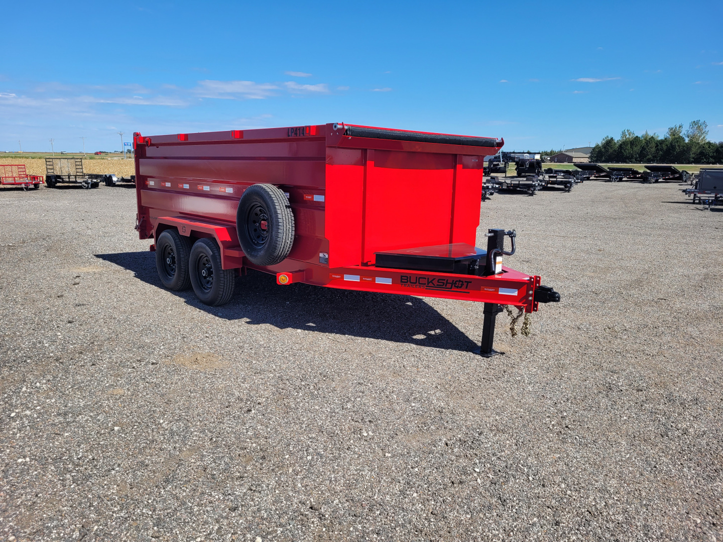 New 2026 Buckshot 83" X 14' BP Dump Trailer W/4' Sides