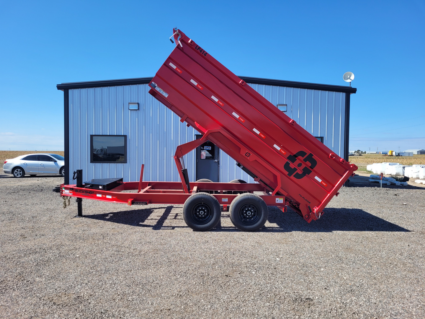 New 2026 Buckshot 83" X 14' BP Dump Trailer W/4' Sides