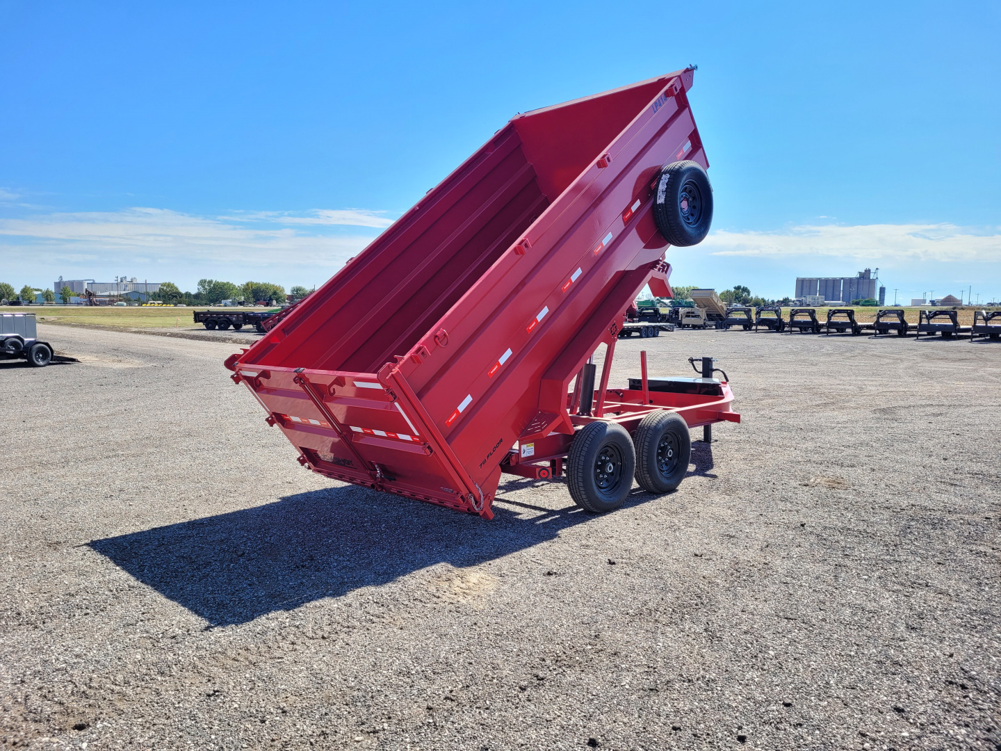 New 2026 Buckshot 83" X 14' BP Dump Trailer W/4' Sides