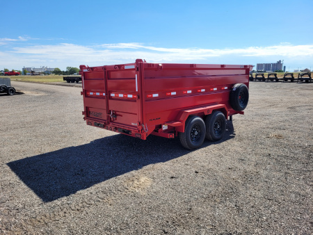 New 2026 Buckshot 83" X 14' BP Dump Trailer W/4' Sides
