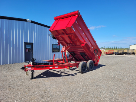 New 2026 Buckshot 83" X 14' BP Dump Trailer W/4' Sides