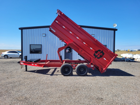 New 2026 Buckshot 83" X 14' BP Dump Trailer W/4' Sides