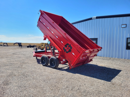 New 2026 Buckshot 83" X 14' BP Dump Trailer W/4' Sides