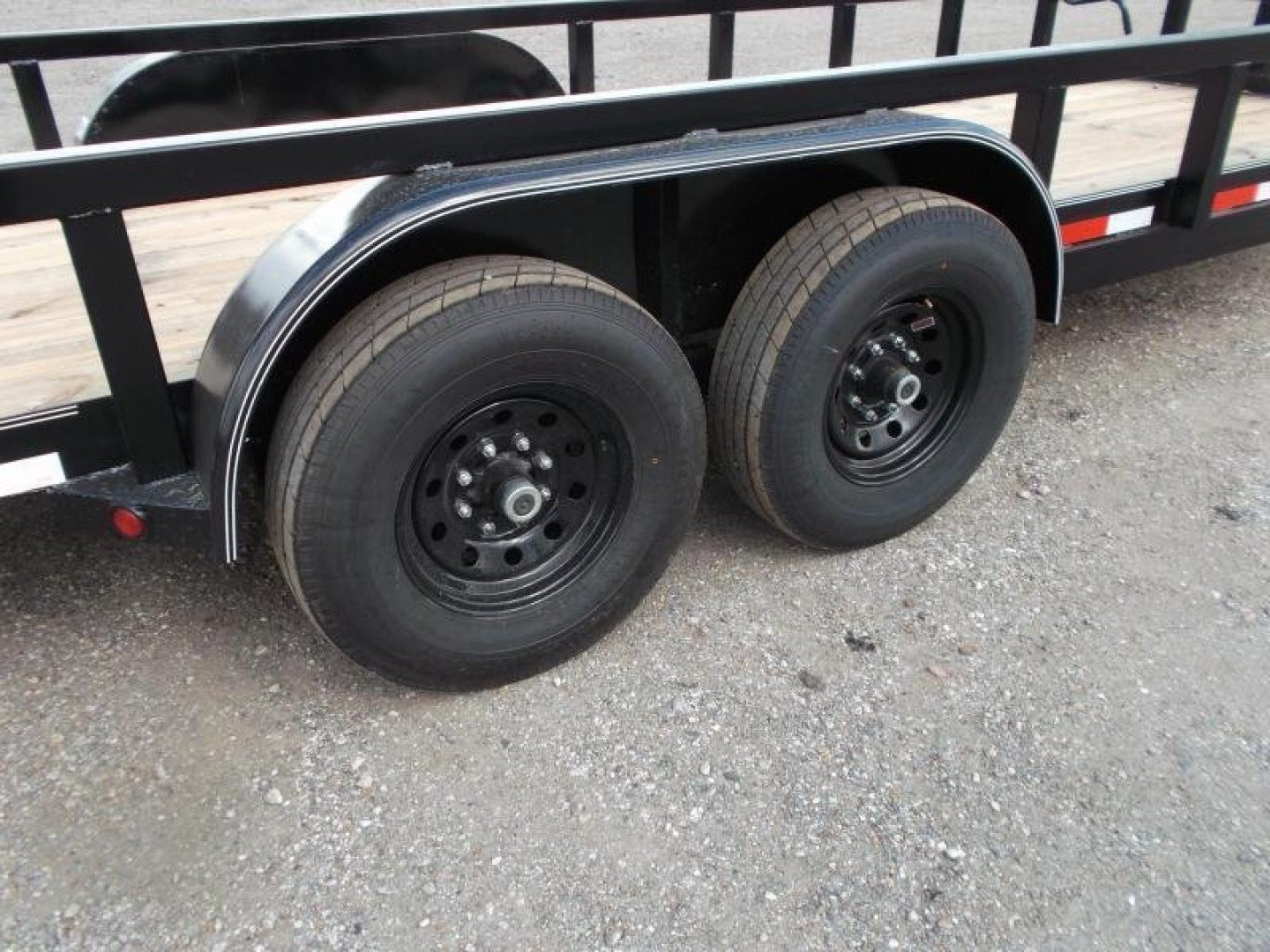 New 2026 J&C Trailers 83x20 Heavy Duty 14K Utility Trailer / Lowboy Trailer / 7000# Axles / 3" Square Tubing / 5ft Heavy Duty Stand Up Ramps