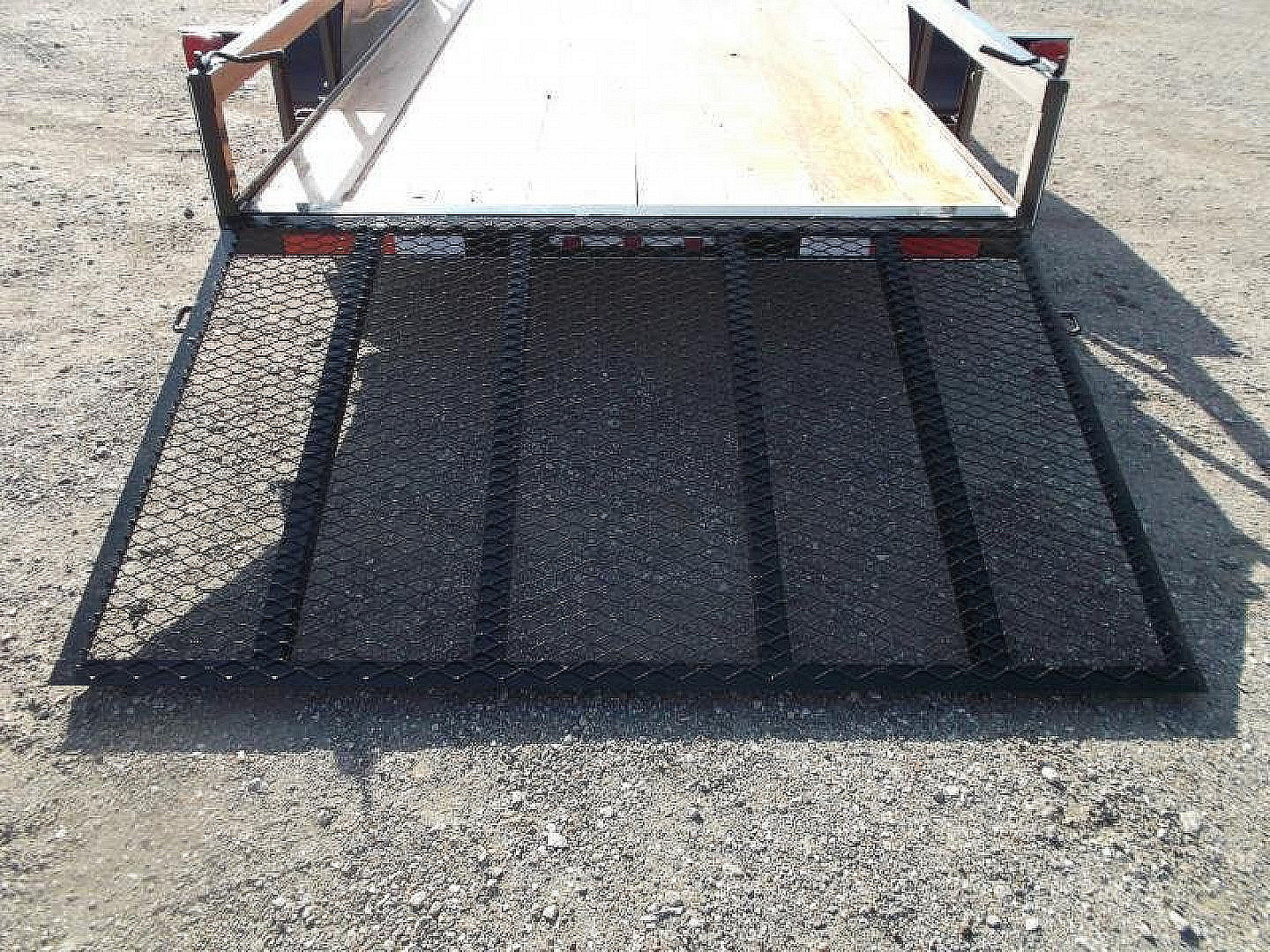 New 2026 J&C Trailers 83x16 Utility Trailer / Lowboy Trailer / 4ft Ramp Gate / Electric Brakes / 2" Bulldog Coupler