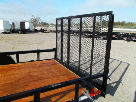New 2026 J&C Trailers 83x16 Utility Trailer / Lowboy Trailer / 4ft Ramp Gate / Electric Brakes / 2" Bulldog Coupler