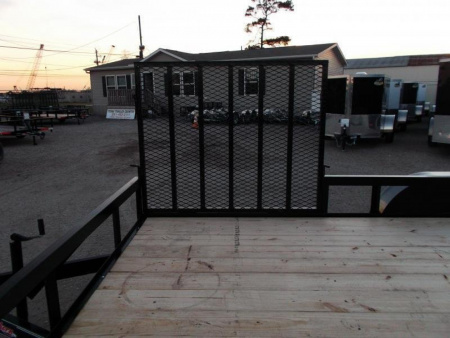 New 2026 J&C Trailers 83x16 Utility Trailer / ATV Trailer / Side by Side Trailer / 2" Bulldog Coupler / 4ft Rear Ramp / 4ft Side Load Ramp / Pipetop