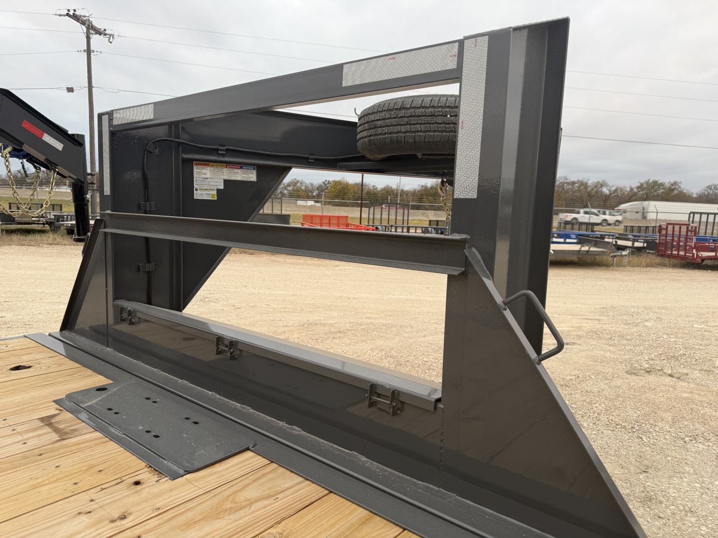 New 2026 Lamar Trailers 102X24 GN 14K Tilt Trailer