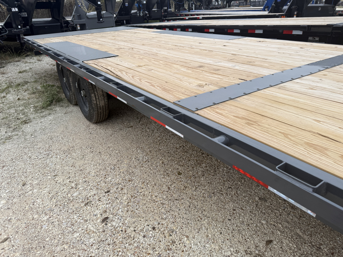 New 2026 Lamar Trailers 102X24 GN 14K Tilt Trailer