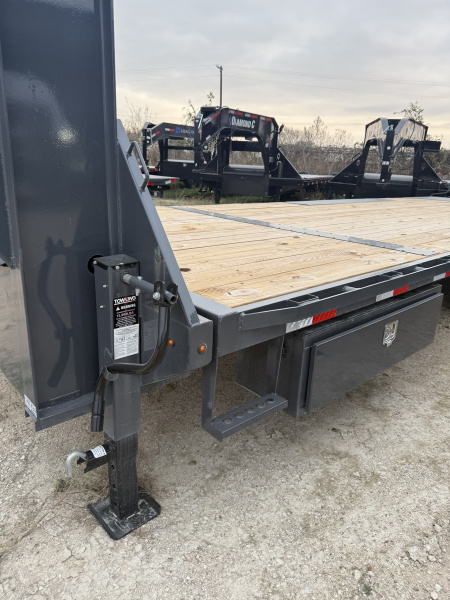 New 2026 Lamar Trailers 102X24 GN 14K Tilt Trailer