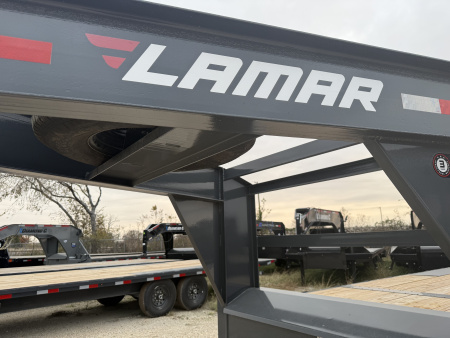 New 2026 Lamar Trailers 102X24 GN 14K Tilt Trailer