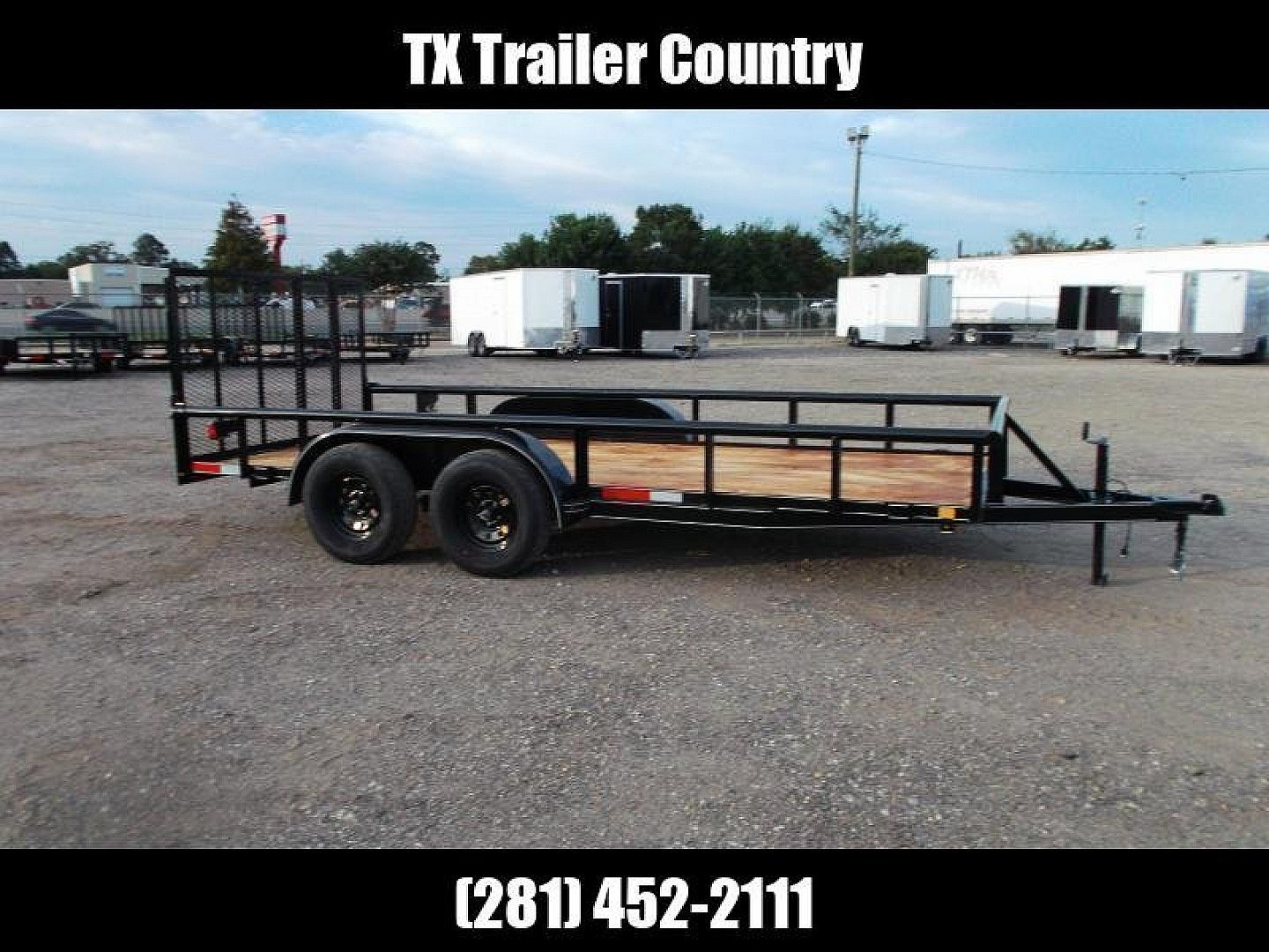New 2026 J&C Trailers 83x14 Tandem Utility Trailer / Pipetop / 4ft Ramp Gate / Electric Brakes / 2" Bulldog Coupler